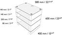 Blok STAX 600 White Glossy/Digested