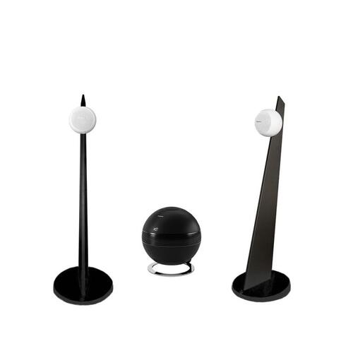 Cabasse PEARL SUB BLACK & 2x IO³ ON STAND BLACK / WHITE
