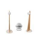 Cabasse PEARL SUB WHITE & 2x IO³ ON STAND Light OAK / WHITE