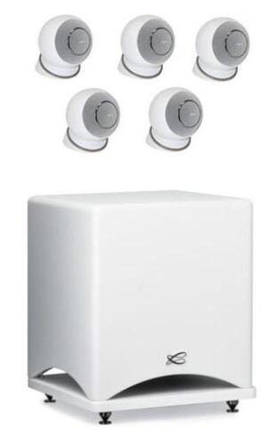 Cabasse Eole 5.1W SE 5 x Eole Sat White / Santorin 25 White