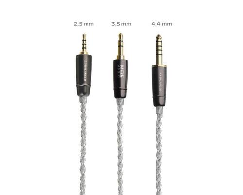 Meze MMCX to Balanced 4.4 mm Silver Plated Upgrade Cable