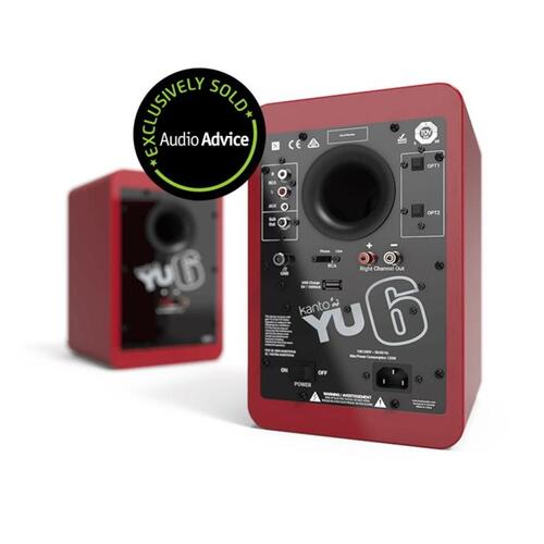 Kanto Audio YU6 Red Gloss